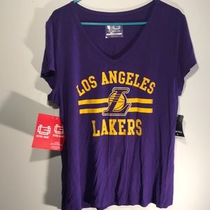 NBA Ultra Game Purple Los Angeles LA Lakers blouse shirt top.